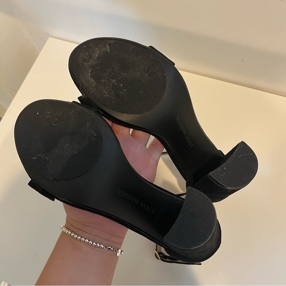 Steve Madden Carrson Suede Block Heels - Picture 9 of 14